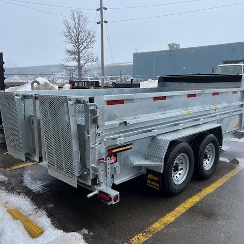 Cargo, Utility Trailers  2026 Miska 7 Ton Galvanized Dump Trailer Photo